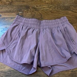 Purple lululemon women’s shorts size 8